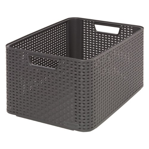 Kaste Style L 43,6x32,6x23cm tumši pelēka Kaste Style L 43,6x32,6x23cm tumši pelēka