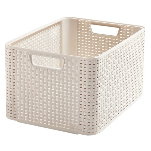 Коробка Style L 43,6x32,6x23cм кремовая Коробка Style L 43,6x32,6x23cм кремовая