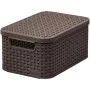 Kaste ar vāku Style S 29,1x19,8x14,2cm tumši brūna Kaste ar vāku Style S 29,1x19,8x14,2cm tumši brūna