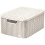 Box with lid Style M 39,3x29,3x18,7cm cream Box with lid Style M 39,3x29,3x18,7cm cream