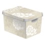 Box with lid Deco Stockholm L 39,5x29,5x23,5cm Romance