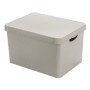 Box with lid Deco Stockholm L 39,5x29,5x23,5cm Dots