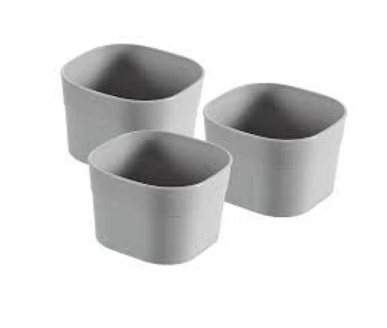 Box-divider set 3gb. Infinity Recycled XS 8x8x5cm grey