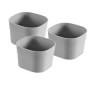 Box-divider set 3gb. Infinity Recycled XS 8x8x5cm grey