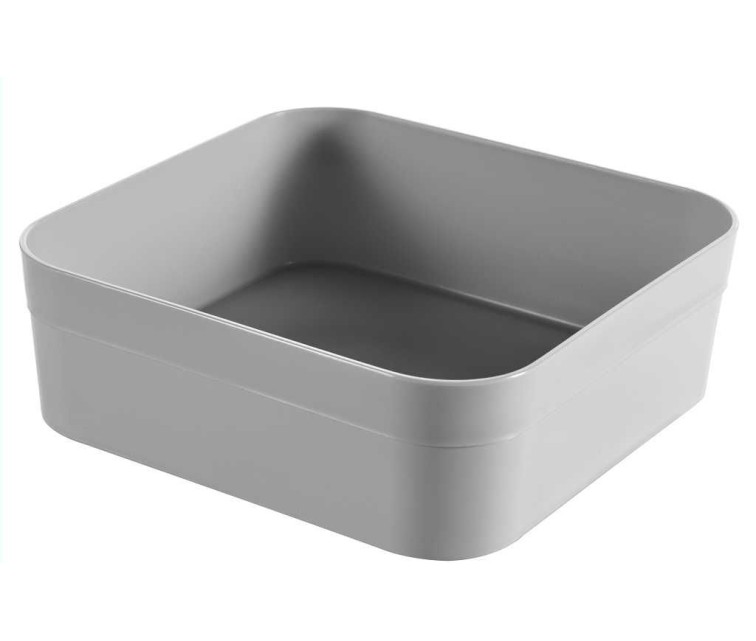 Infinity Recycled Box 15x15x5cm grey