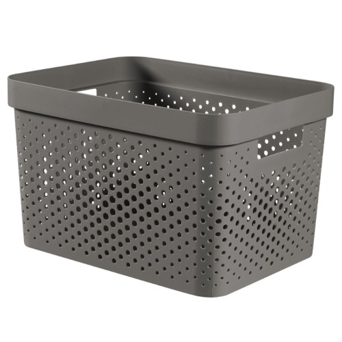 Kaste Infinity Recycled 17L 36x27x22cm tumši pelēka Kaste Infinity Recycled 17L 36x27x22cm tumši pelēka