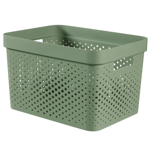 Kaste Infinity Recycled 17L 36x27x22cm zaļa Kaste Infinity Recycled 17L 36x27x22cm zaļa