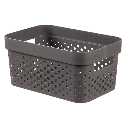 Kaste Infinity Recycled 4,5L 27x19x12cm tumši pelēka Kaste Infinity Recycled 4,5L 27x19x12cm tumši pelēka