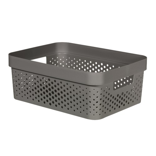 Kaste Infinity Recycled 11L 36x27x14cm tumši pelēka Kaste Infinity Recycled 11L 36x27x14cm tumši pelēka