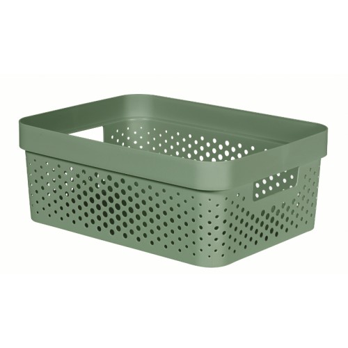 Kaste Infinity Recycled 11L 36x27x14cm zaļa Kaste Infinity Recycled 11L 36x27x14cm zaļa