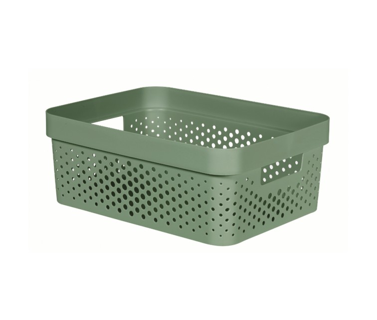 Infinity Recycled Box 11L 36x27x14cm green