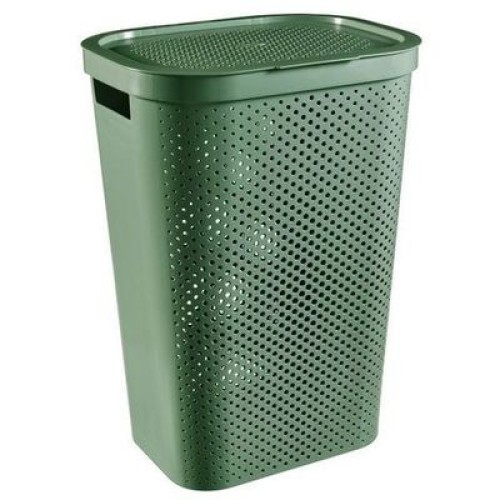 Veļas kaste Infinity Recycled 60L 44x35x60cm zaļa Veļas kaste Infinity Recycled 60L 44x35x60cm zaļa