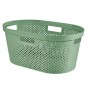 Laundry Basket Infinity Recycled 40L 59x39x27cm green