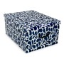 Коробка картонная 49x39x25см Big Box Goccia ассорти, синий / светло-серый / бордовый