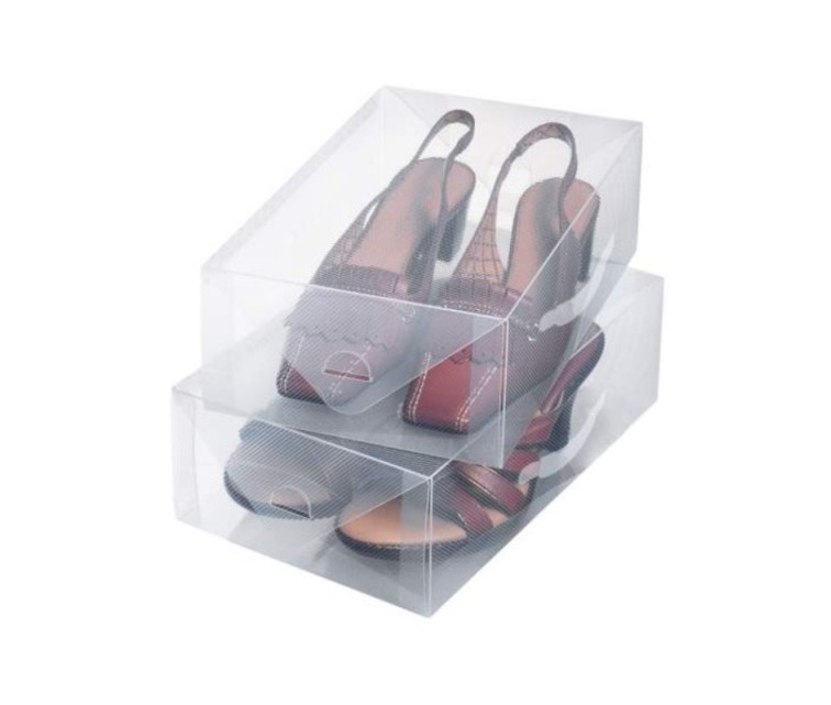 Shoe storage boxes 2pcs. S 30x18x9,5cm Top Class