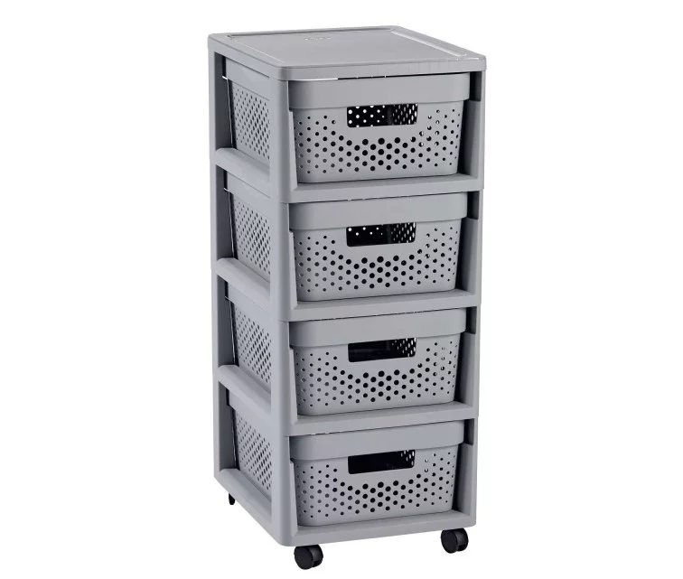 Kummut 4 sahtliga, Curver 30 x 36 x 69 cm Kummut 4 sahtliga, Curver 30 x 36 x 69 cm