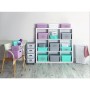Infinity Chest on wheels with 4 boxes 11L 30x36x69cm grey/white