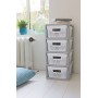 Infinity 11L 4 compartment wheeled chest 30x36x69cm grey/white