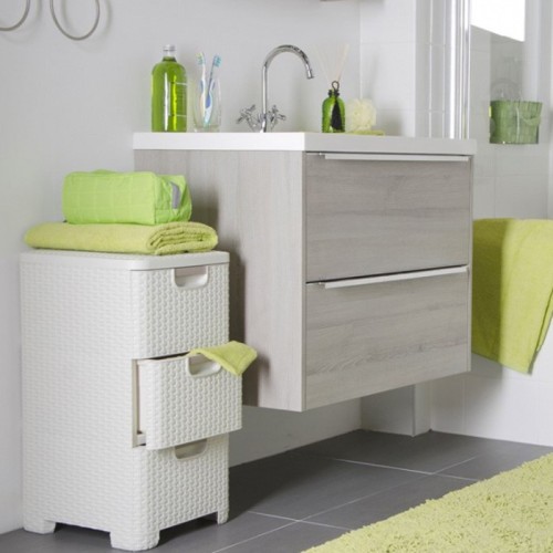 Комод с 4 ящиками Style 33x38x79cм кремовый Комод с 4 ящиками Style 33x38x79cм кремовый