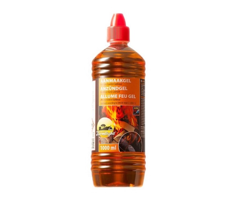 Bio aizdedzināšanas gēls 1000ml oranžs