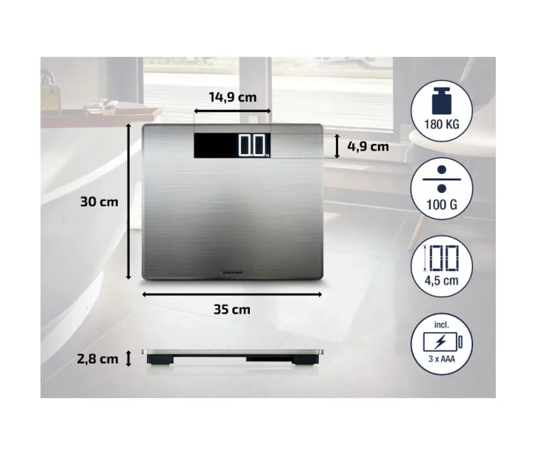 Elektroninės svarstyklės Style Sense Safe 300 Elektroninės svarstyklės Style Sense Safe 300