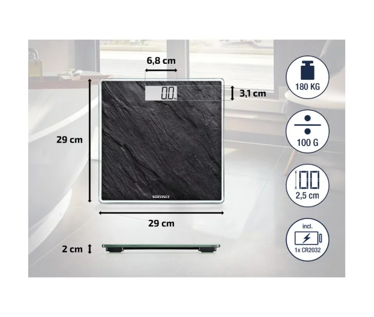 Style Sense Compact 300 Slate electronic scales Style Sense Compact 300 Slate electronic scales
