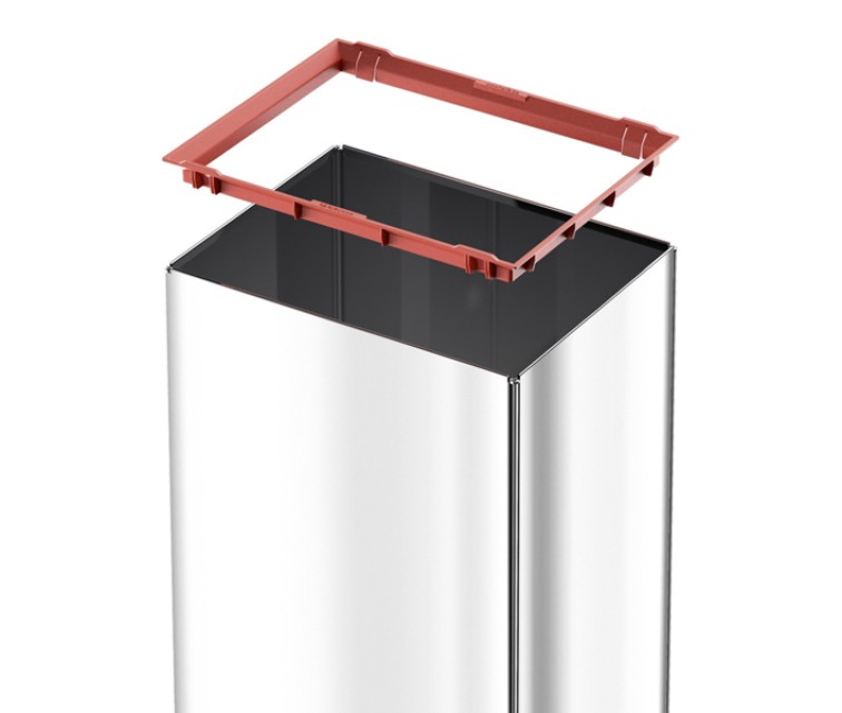 Big-Box Refuse Bin Swing L / 35L / Stainless Steel