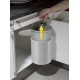 Atkritumu tvertne iebūvējamā Compact-Box M / 15L / balta Atkritumu tvertne iebūvējamā Compact-Box M / 15L / balta