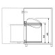 Atkritumu tvertne iebūvējamā Compact-Box M / 15L / balta Atkritumu tvertne iebūvējamā Compact-Box M / 15L / balta