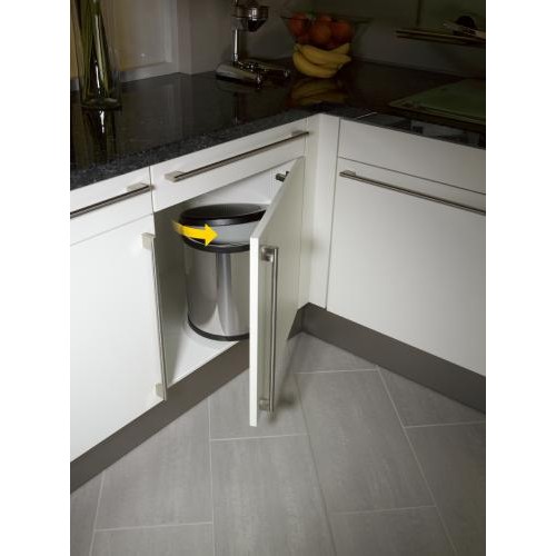 Atkritumu tvertne iebūvējamā Compact-Box M / 15L / nerūsējošā tērauda