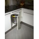 Atkritumu tvertne iebūvējamā Compact-Box M / 15L / nerūsējošā tērauda Atkritumu tvertne iebūvējamā Compact-Box M / 15L / nerūsējošā tērauda