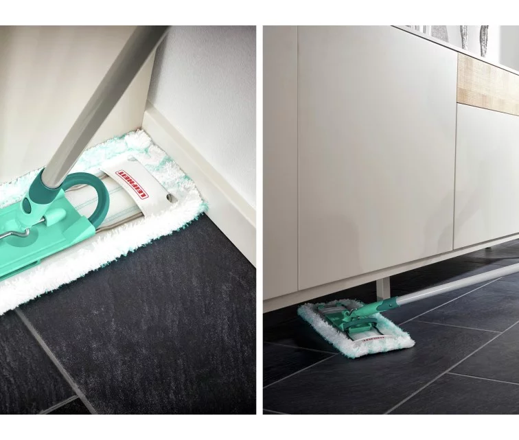 LEIFHEIT Grīdas birste ar tērauda kātu Profi XL micro duo 42cm LEIFHEIT Grīdas birste ar tērauda kātu Profi XL micro duo 42cm