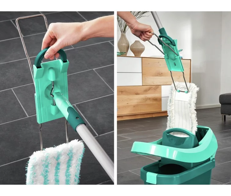 LEIFHEIT Grīdas birste ar tērauda kātu Profi XL micro duo 42cm LEIFHEIT Grīdas birste ar tērauda kātu Profi XL micro duo 42cm