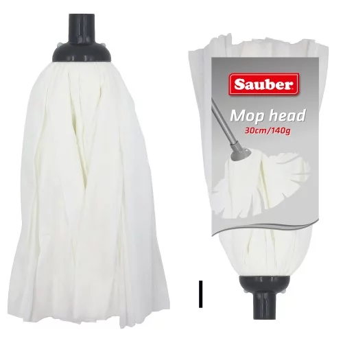 Apmaināmā mop galva viskoze/poliesters 140g / 30cm