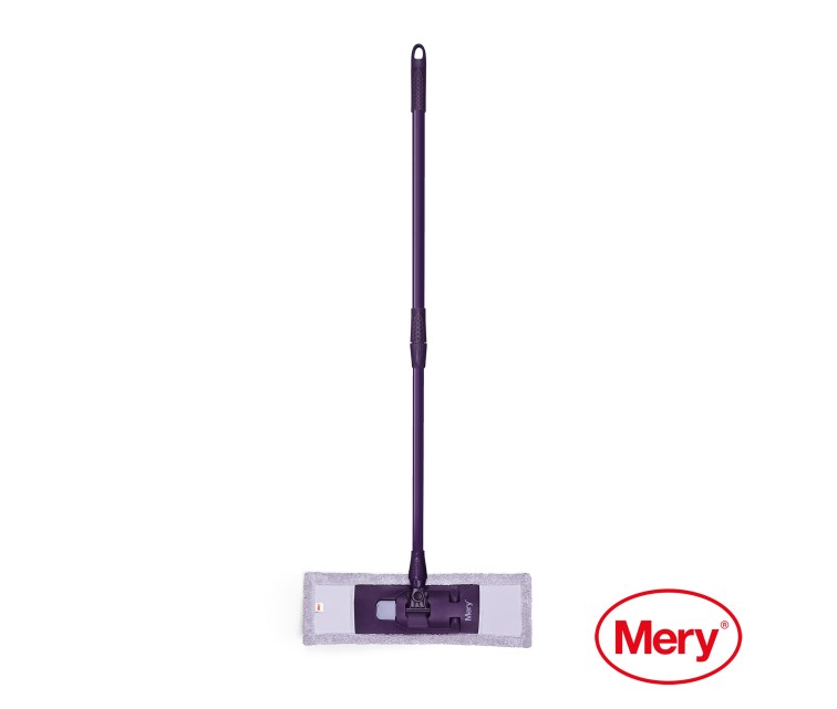 Microfibre mop 45cm with metal handle 140cm