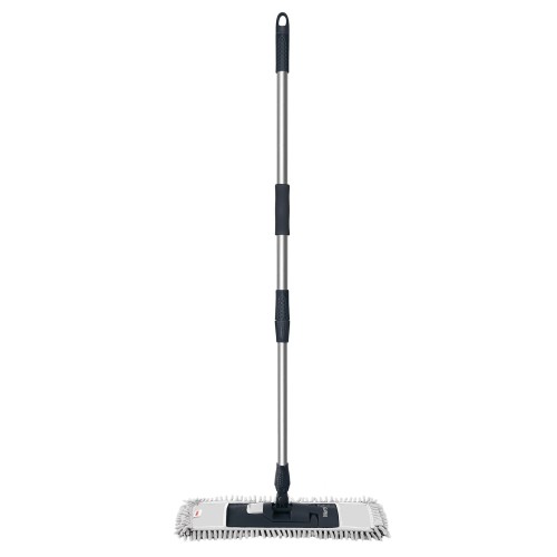 Mikrošķiedru mops 45cm ar metāla teleskopisku kātu 80-140cm Premium Mikrošķiedru mops 45cm ar metāla teleskopisku kātu 80-140cm Premium