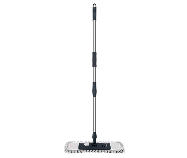 Mikrošķiedru mops 45cm ar metāla teleskopisku kātu 80-140cm Premium