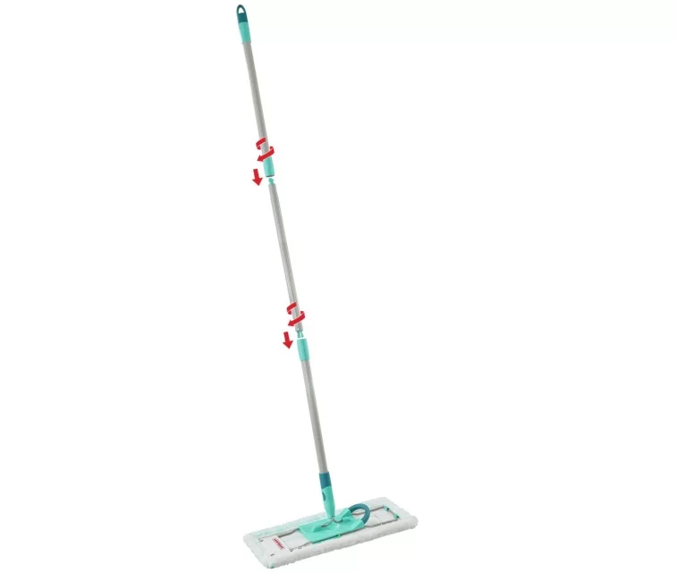 LEIFHEIT Grīdas birste ar saliekamu kātu kastē Profi XL micro duo 42cm LEIFHEIT Grīdas birste ar saliekamu kātu kastē Profi XL micro duo 42cm