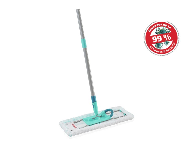 LEIFHEIT Floor brush with foldable handle in box Profi XL micro duo 42cm