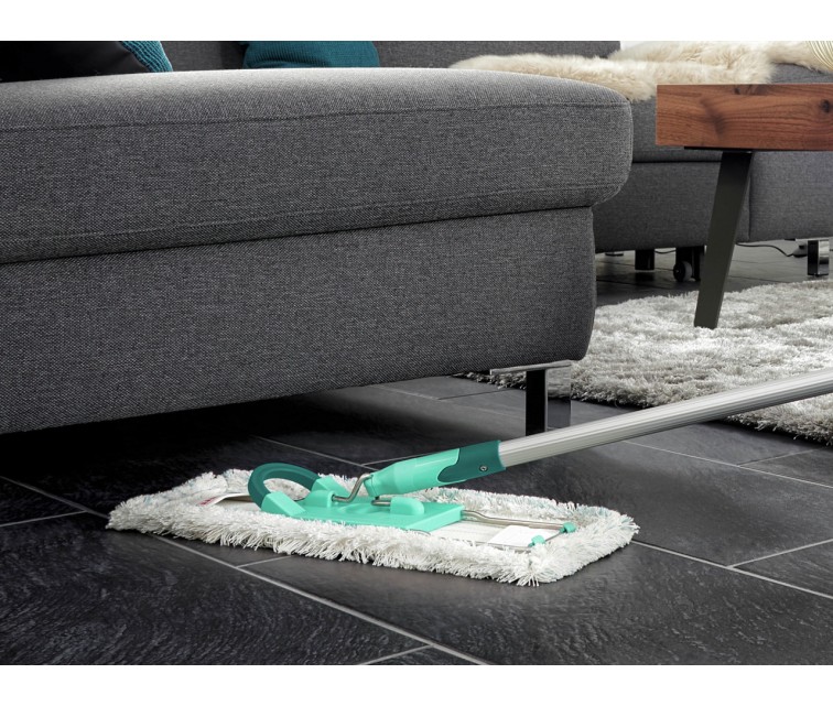 LEIFHEIT Floor Brush with Telescopic Handle Profi XL micro duo 42cm