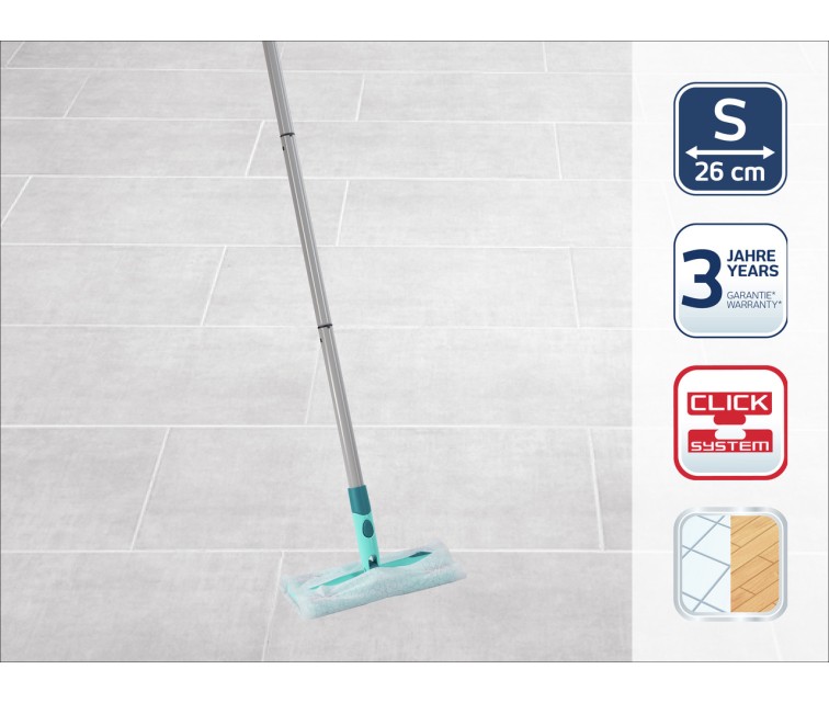 LEIFHEIT Floor Brush with Handle Set Clean & Away S 26cm