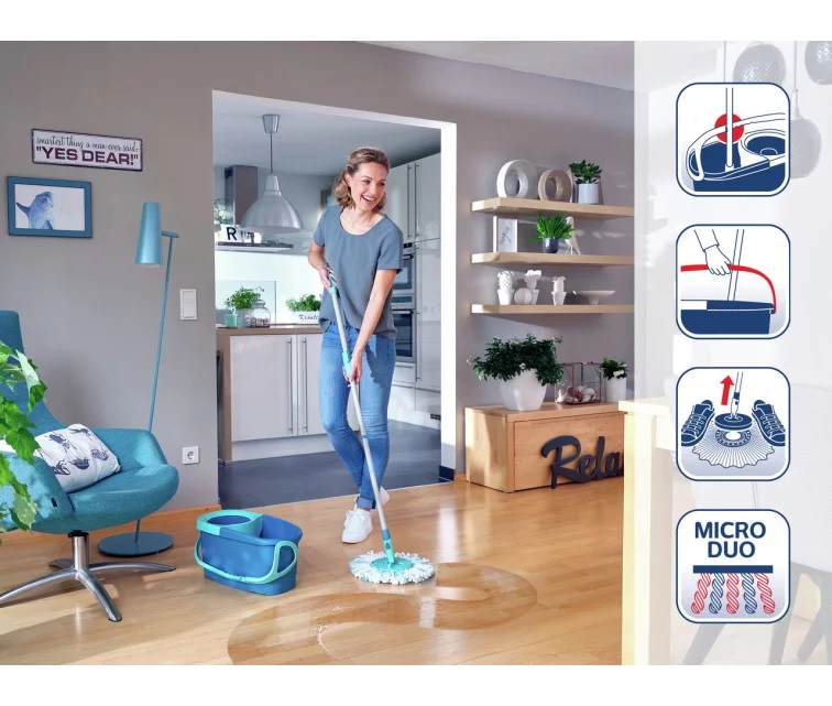 LEIFHEIT Набор для чистки полов Clean Twist Disc Mop Ergo LEIFHEIT Набор для чистки полов Clean Twist Disc Mop Ergo