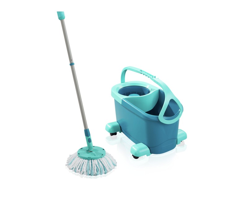 LEIFHEIT Floor Cleaning Set Clean Twist Disc Mop Ergo Mobile