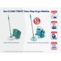 LEIFHEIT Набор для чистки полов Clean Twist Disc Mop Ergo Mobile