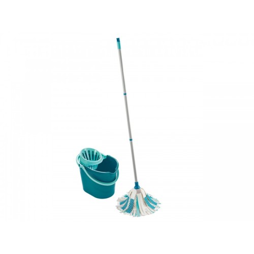 Leifheit Power Mop 3 in 1 grindų valymo rinkinys, pilkas/žalias Leifheit Power Mop 3 in 1 grindų valymo rinkinys, pilkas/žalias