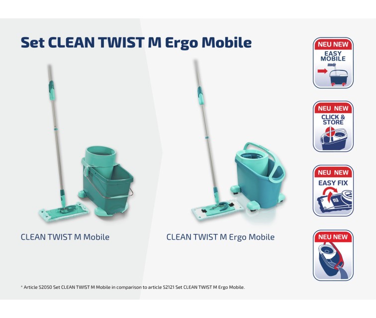 LEIFHEIT Набор для уборки пола Clean Twist M Ergo Mobile