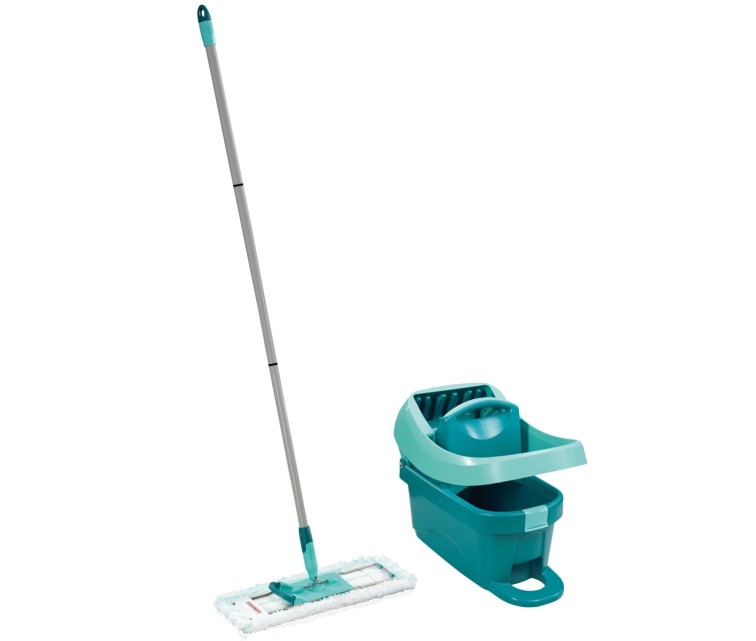 LEIFHEIT Profi XL Press Wheeled Bucket and Floor Cleaning Brush