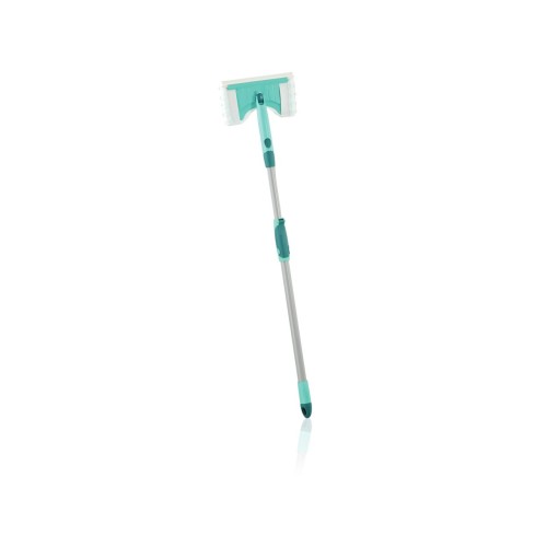 LEIFHEIT Flīžu un vannas istabas birste ar teleskopisku kātu 93–150cm Bath Cleaner micro duo LEIFHEIT Flīžu un vannas istabas birste ar teleskopisku kātu 93–150cm Bath Cleaner micro duo