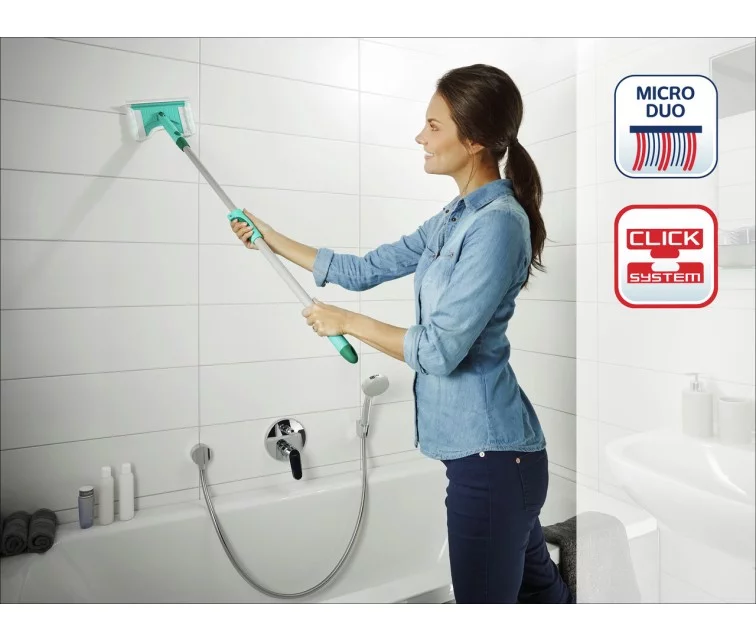 LEIFHEIT Flīžu un vannas istabas birste Bath Cleaner micro duo LEIFHEIT Flīžu un vannas istabas birste Bath Cleaner micro duo