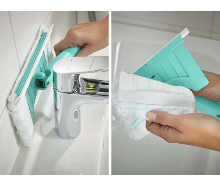 LEIFHEIT Flīžu un vannas istabas birste Bath Cleaner micro duo LEIFHEIT Flīžu un vannas istabas birste Bath Cleaner micro duo